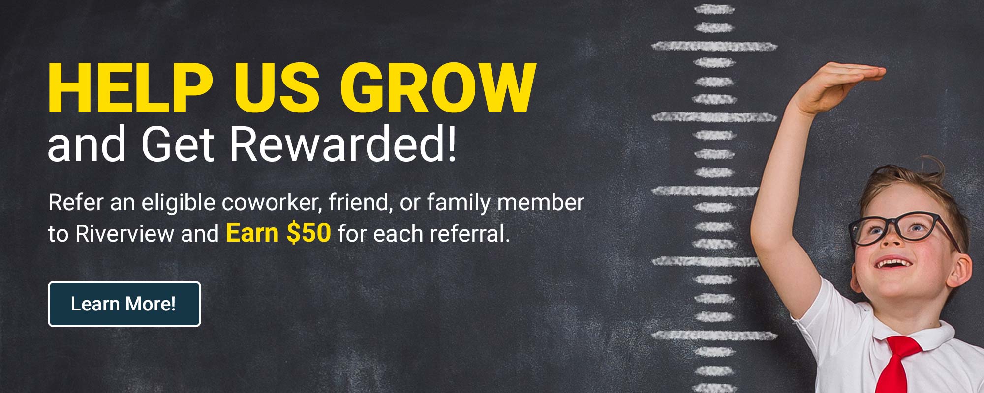 Help us grow and get rewarded